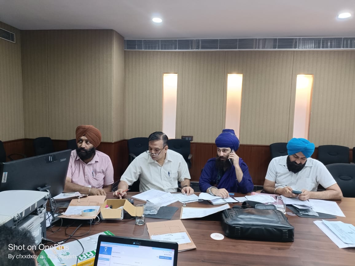 Second Election Expenditure Inspection Meeting held on 24-05-2024 at U.T., Guest House, Chandigarh